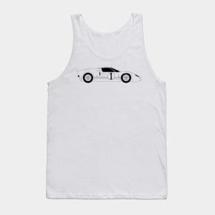 GT40 Black Outline Tank Top